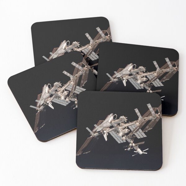Item preview, STK204510S-International Space Station and docked space shuttle Endeavour. designed and sold by StocktrekImages.