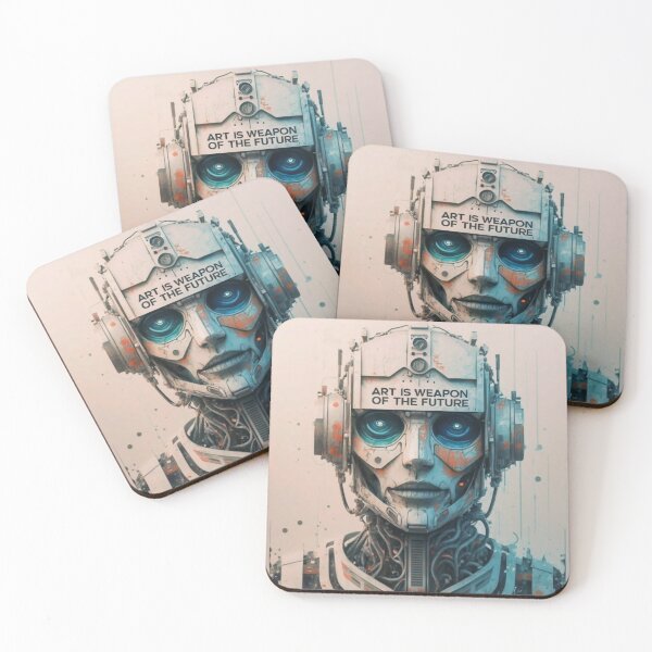Item preview, Robot Stencil Graffiti designed and sold by Bomax121.