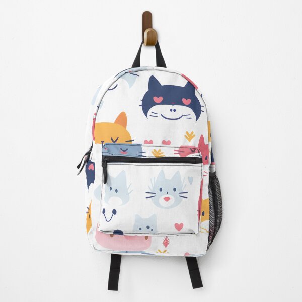 Item preview, Charming Cat Faces Pattern for Playful Decor designed and sold by VectorPlace.