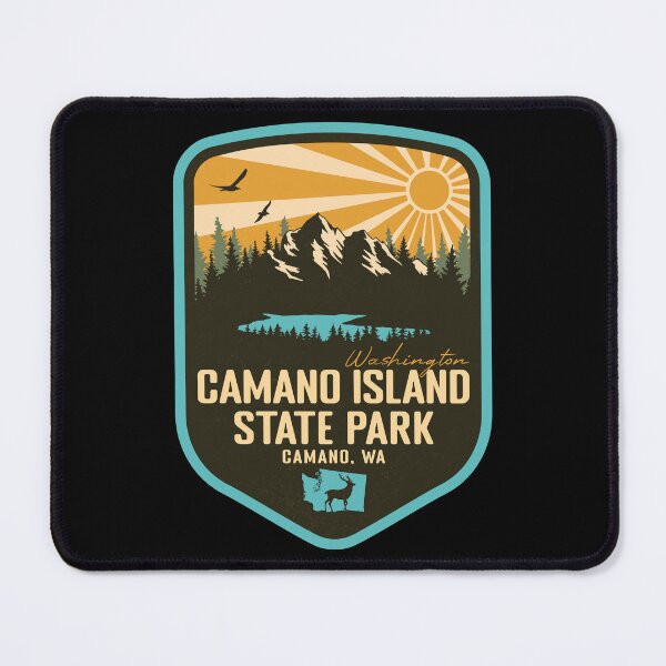 Item preview, Camano Island State Park Washington - WA Retro Badge Forest and Wilderness  designed and sold by mountainfad.