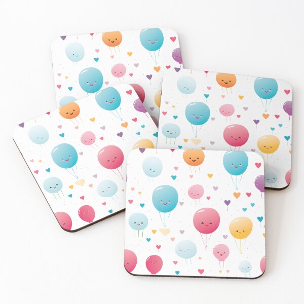 Item preview, Joyful Balloons and Hearts Pattern for Joyous Interiors designed and sold by VectorPlace.