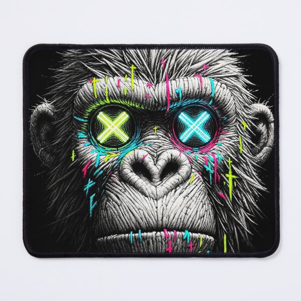 Item preview, Gorilla with chalk effect sketch. designed and sold by urbanjungle403.