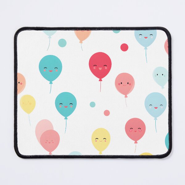 Item preview, Smiling Balloon Friends Pattern for Playful Spaces designed and sold by VectorPlace.