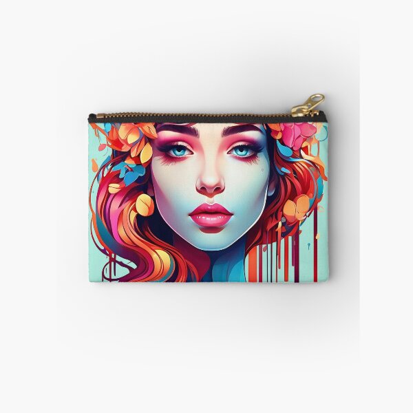 Item preview, Woman emerging from water abstract retro 80s design designed and sold by BorgSpareParts.