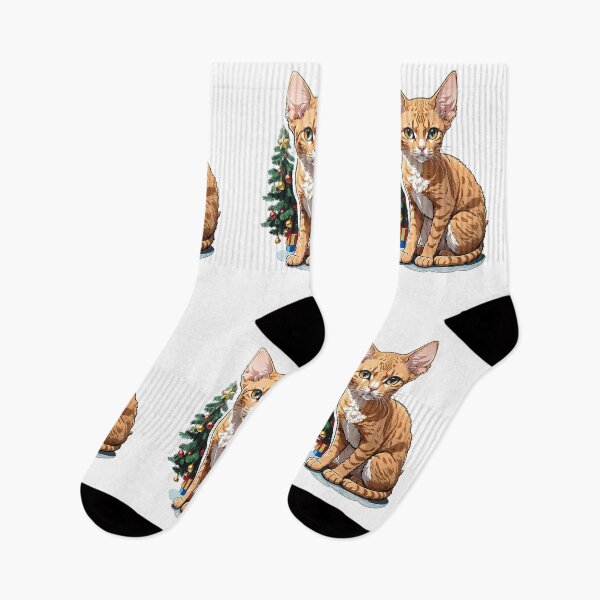 Item preview, Christmas Tree and Cat designed and sold by KimchiFriedArt.