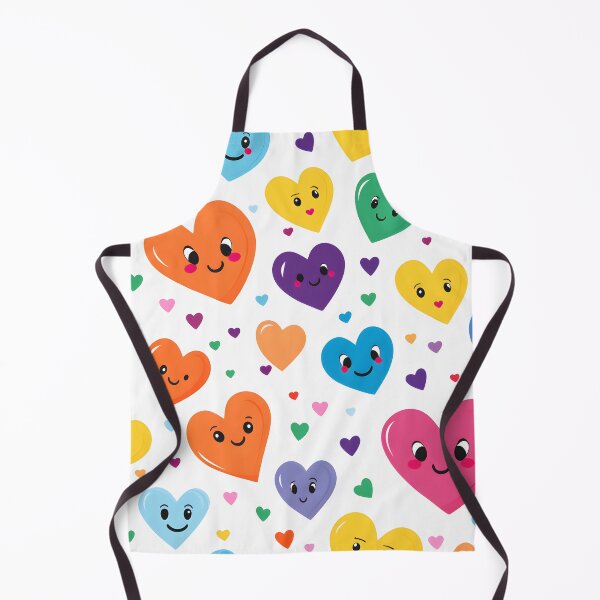Item preview, Playful Smiling Hearts Wallpaper for Cheerful Spaces designed and sold by VectorPlace.