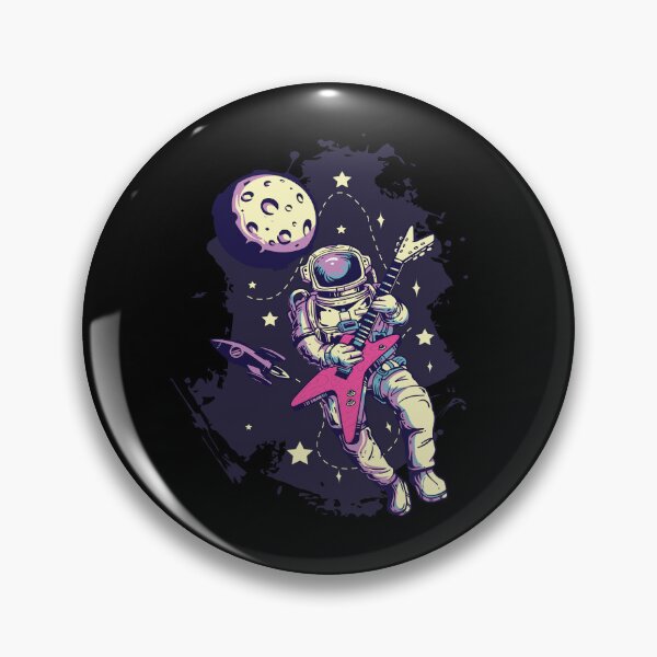 Item preview, Guitar Rock Music Astronaut Space designed and sold by MooonTees.