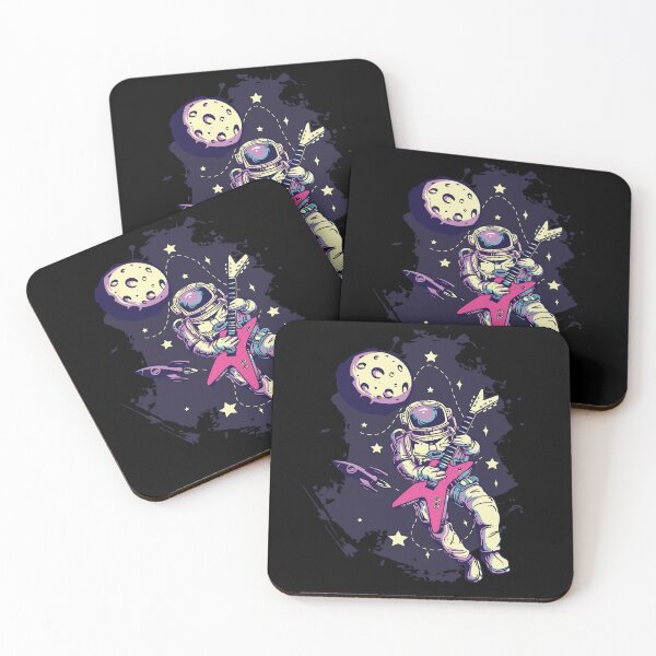 Item preview, Guitar Rock Music Astronaut Space designed and sold by MooonTees.