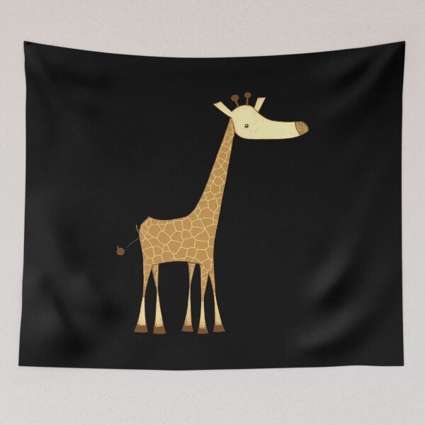 Item preview, Minimalist Art Giraffe: Graceful Simplicity in Wildlife designed and sold by hamishby.