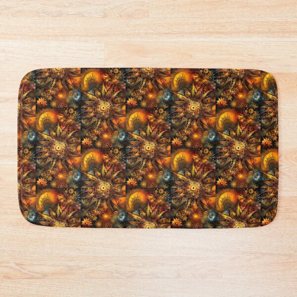 Item preview,  stylized sun in chiseled metal style surrounded by brilliant stars designed and sold by Creativesphotos.