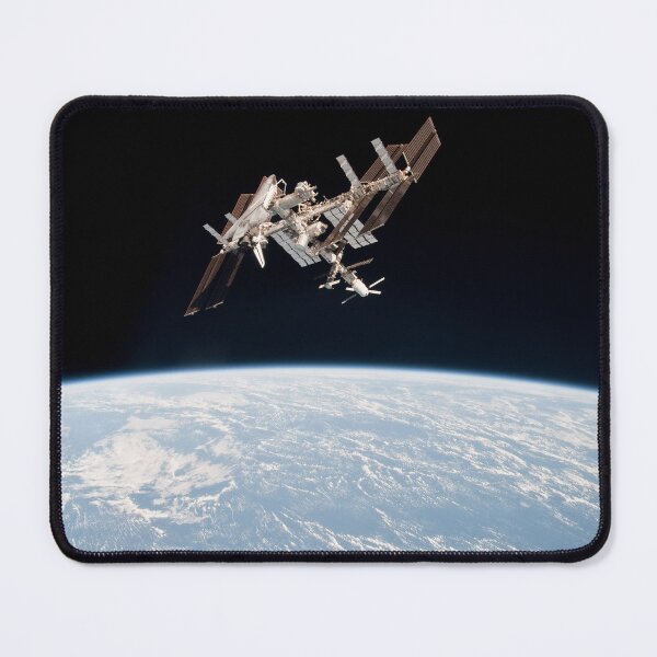 Item preview, STK204511S-International Space Station in orbit above Earth. designed and sold by StocktrekImages.