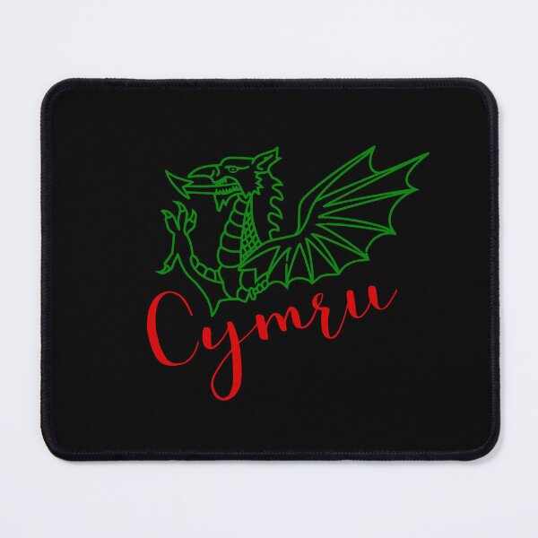 Artikelvorschau, GRÜNER CYMRU DRAIG GOCH ROTER DRACHE entworfen und verkauft von Marni Scofidio Desi9ns.