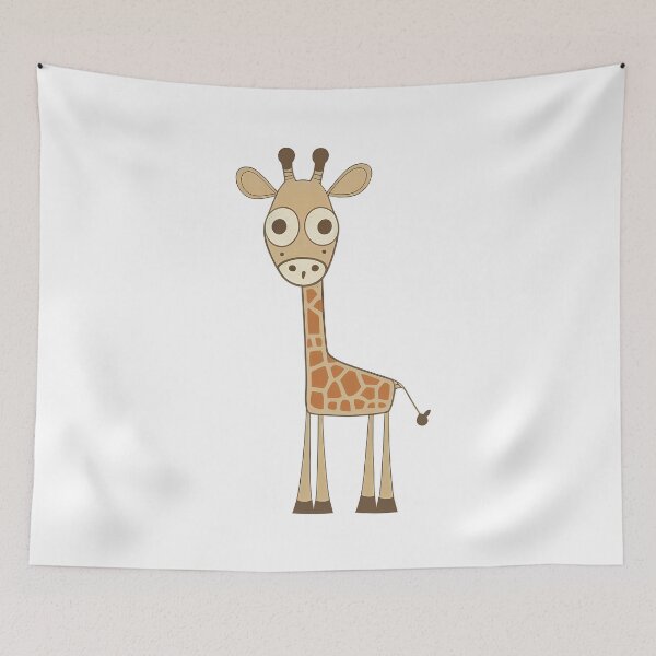 Item preview, Minimalist Art Giraffe: Graceful Simplicity in Wildlife designed and sold by hamishby.