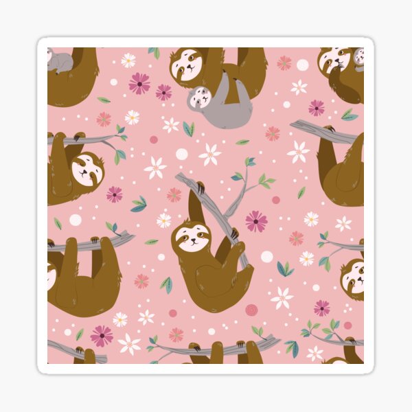 Item preview, Sloths Hanging Out Paradise designed and sold by simiswimstudio.