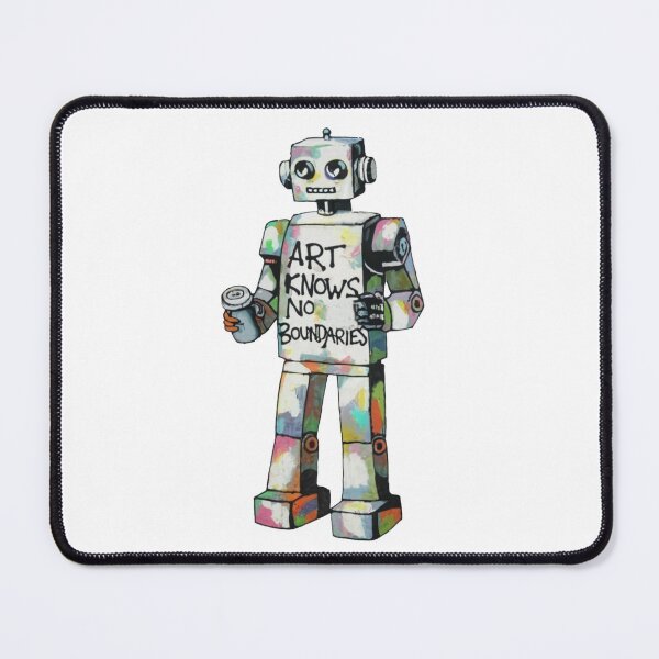 Item preview, Robot Stencil Graffiti designed and sold by Bomax121.