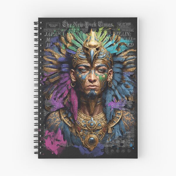 Item preview, Mayan king illustration designed and sold by Bcolors.