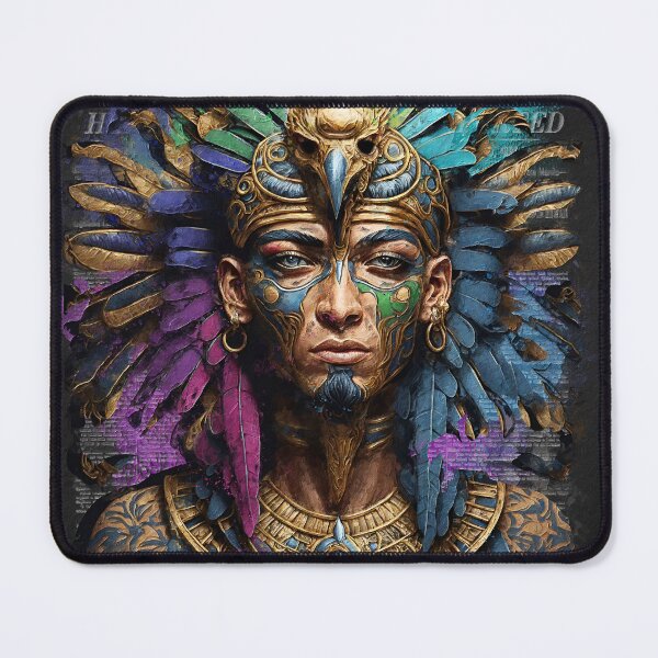Item preview, Mayan king illustration designed and sold by Bcolors.