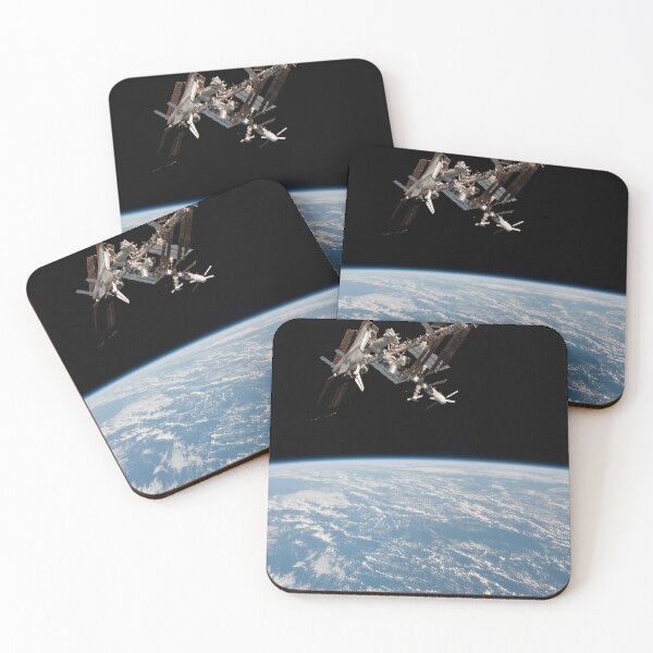 Item preview, STK204512S-International Space Station in orbit above Earth. designed and sold by StocktrekImages.