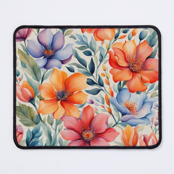 Item preview, Multicolor Flower Pattern designed and sold by Uday24.