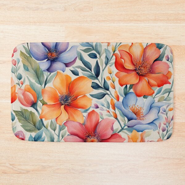 Item preview, Multicolor Flower Pattern designed and sold by Uday24.