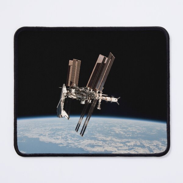Item preview, STK204513S-International Space Station in orbit above Earth. designed and sold by StocktrekImages.
