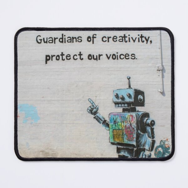 Item preview, Robot Stencil Graffiti designed and sold by Bomax121.