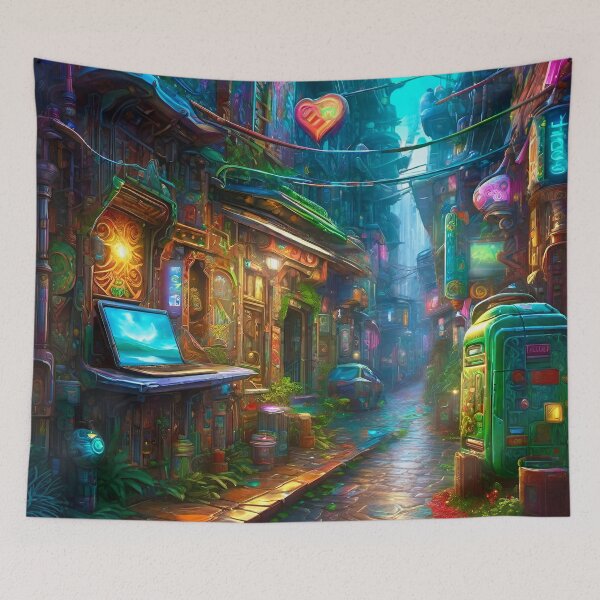 Item preview, Surreal City Scene designed and sold by Delerat7.