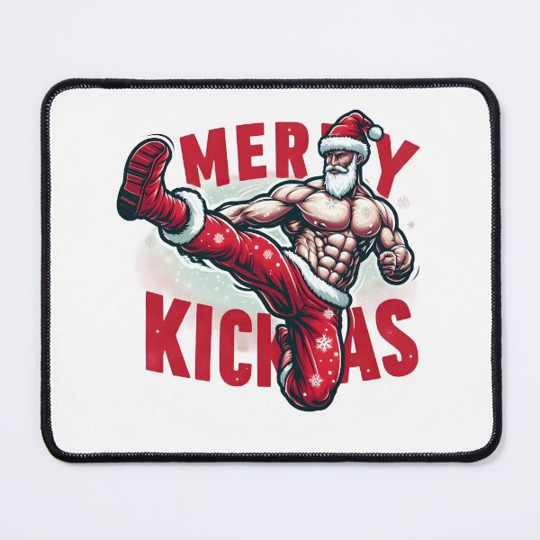Item preview, Merry Kickmas - aesthetic christmas funny vibe designed and sold by GalaxyGraffiti.