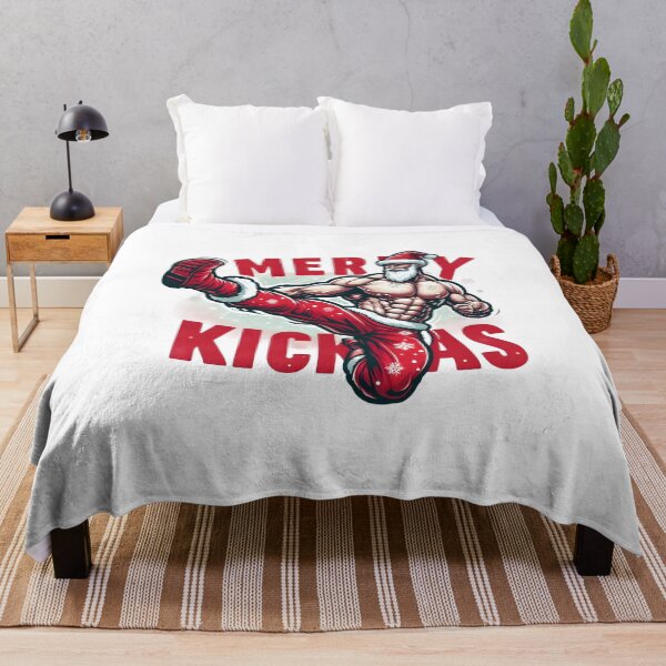 Item preview, Merry Kickmas - aesthetic christmas funny vibe designed and sold by GalaxyGraffiti.