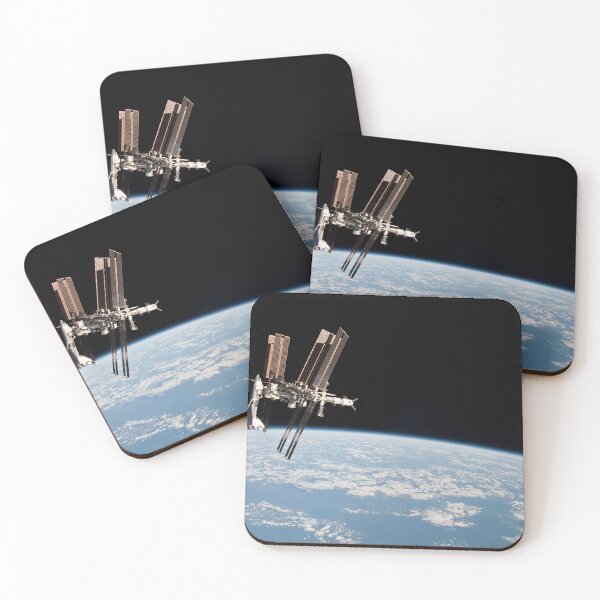 Item preview, STK204514S-International Space Station in orbit above Earth. designed and sold by StocktrekImages.