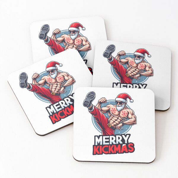Item preview, Merry Kickmas - aesthetic christmas funny vibe designed and sold by GalaxyGraffiti.