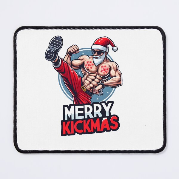 Item preview, Merry Kickmas - aesthetic christmas funny vibe designed and sold by GalaxyGraffiti.
