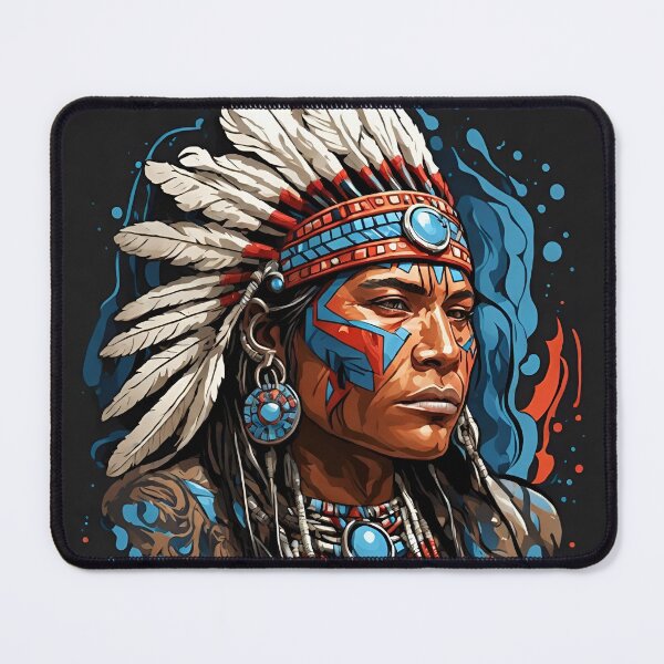 Item preview, Native American illustration designed and sold by Bcolors.