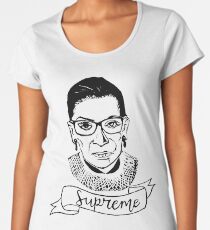 Ruth Bader Ginsburg - Supreme Women's Premium T-Shirt