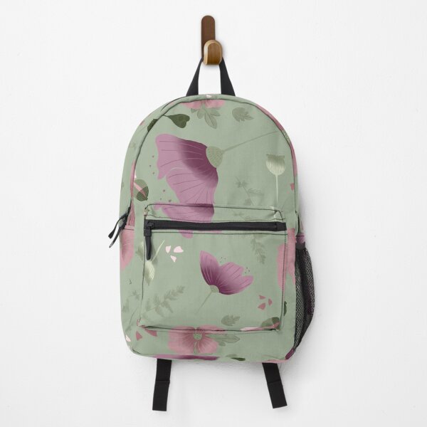 Item preview, Poppies - olive green designed and sold by MMatheis-Art.