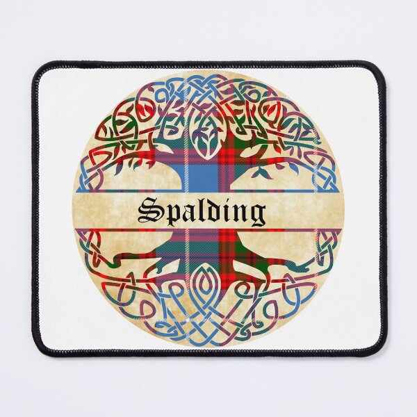 Item preview, Spalding Tree of Life Clan Scottish Surname tartan designed and sold by BagTown Clans.