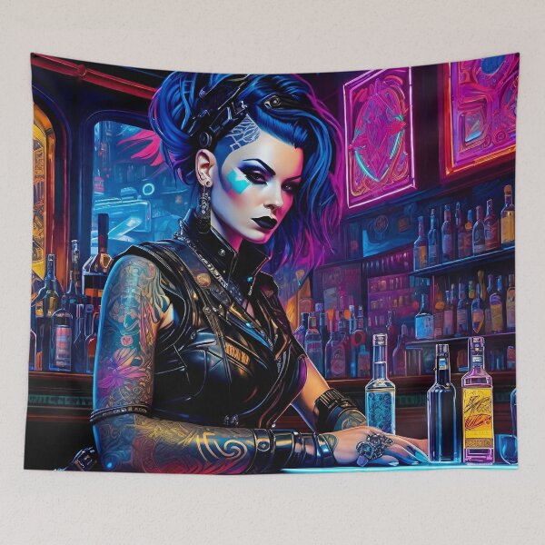 Item preview, Pour Me Another - Cyber City Character concept designed and sold by Delerat7.