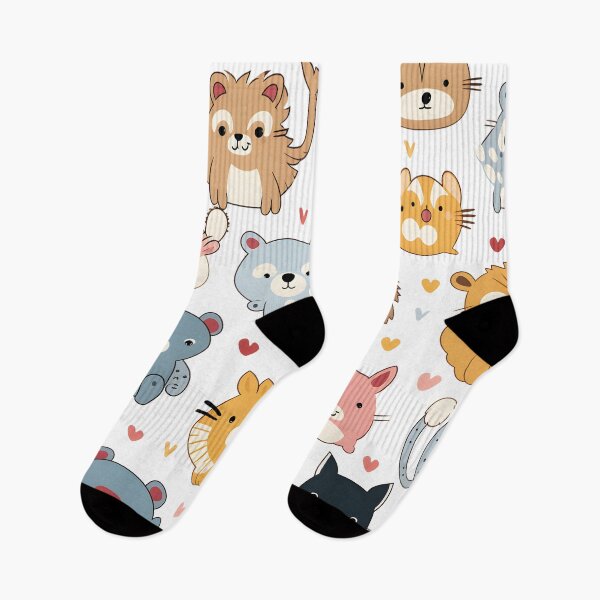 Item preview, Charming Kawaii Animals Wallpaper for Playful Interiors designed and sold by VectorPlace.