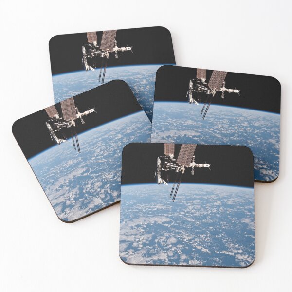 Item preview, STK204516S-International Space Station in orbit above Earth. designed and sold by StocktrekImages.