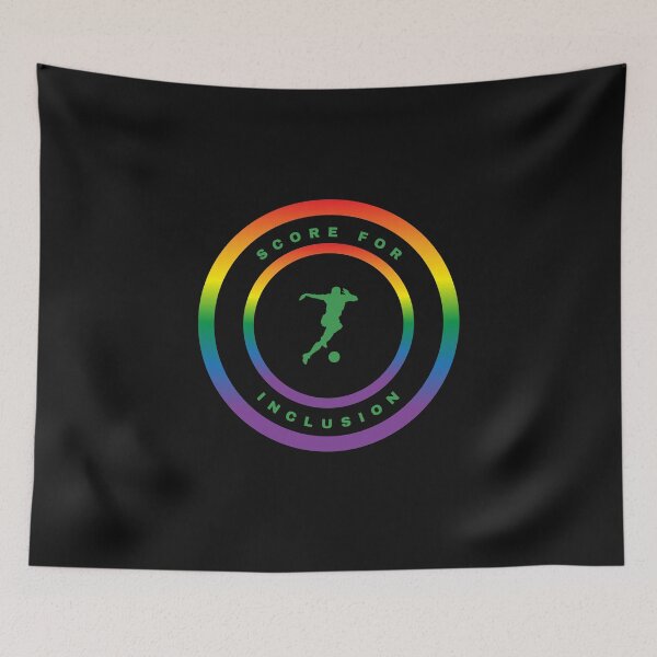 Item preview, LGBTQ Soccer. LGBTQ Soccer Sport Slogan, Score For Inclusion designed and sold by PrideBeProud.