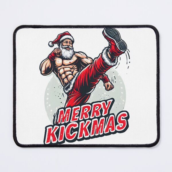 Item preview, Merry Kickmas - aesthetic christmas funny vibe designed and sold by GalaxyGraffiti.