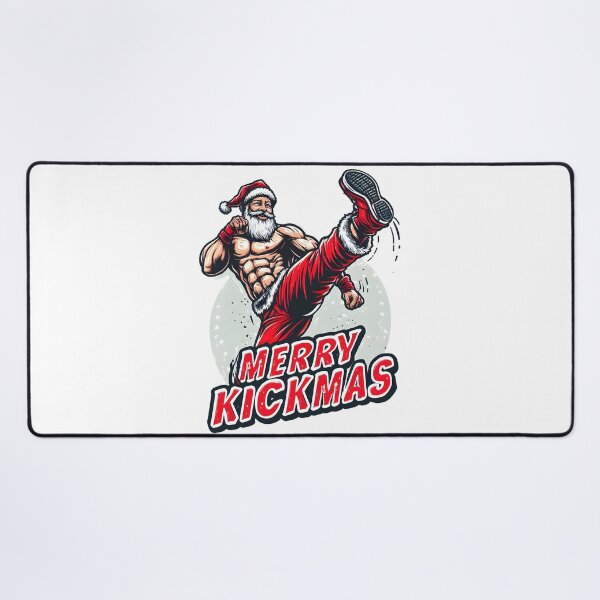 Item preview, Merry Kickmas - aesthetic christmas funny vibe designed and sold by GalaxyGraffiti.
