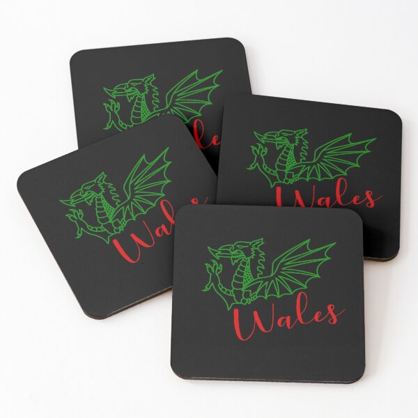 Item preview, WALES RED DRAIG GOCH RED DRAGON GREEN designed and sold by Marni Scofidio Desi9ns.