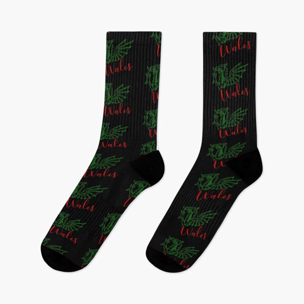 Item preview, WALES RED DRAIG GOCH RED DRAGON GREEN designed and sold by Marni Scofidio Desi9ns.