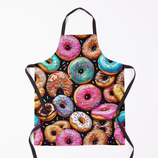 Item preview, Delicious Colorful Donut Pattern  designed and sold by DigiDreamyArt.