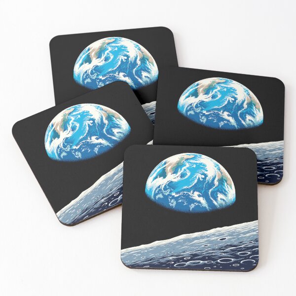 Item preview, Earthrise Lunar View of Solitary Earth designed and sold by ElLocoMus.