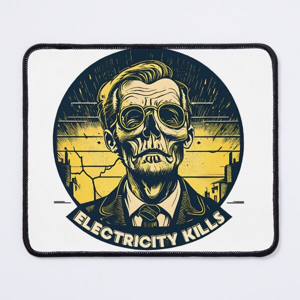 Item preview, Electricity kills warning designed and sold by signenordic.