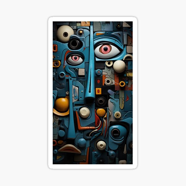 Item preview, cubism in the style designed and sold by getspark.