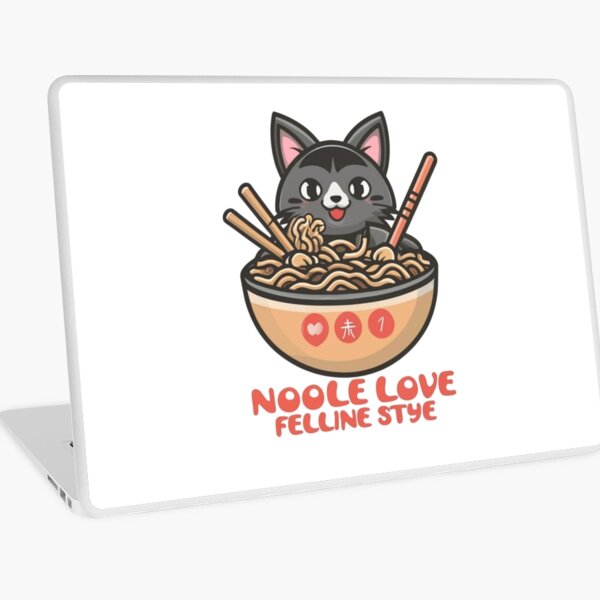 Artikel-Vorschau von Noodle Love Feline Style Cute Cats, designt und verkauft von mhams  ⭐️⭐️⭐️⭐️⭐️.