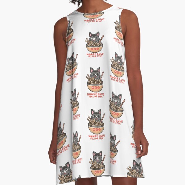 Artikel-Vorschau von Noodle Love Feline Style Cute Cats, designt und verkauft von mhams  ⭐️⭐️⭐️⭐️⭐️.